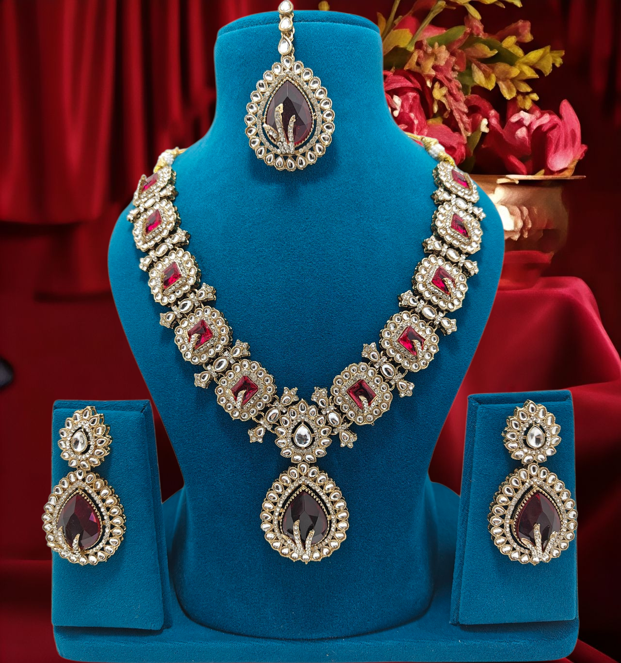 Semi Bridal Kundan Set